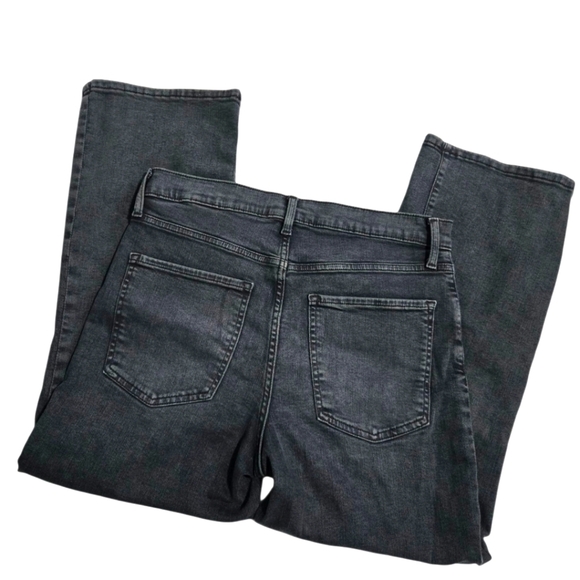 Banana Republic Dark Wash Womens Cropped Boot Cut Jeans Size 12 - Picture 3 of 4